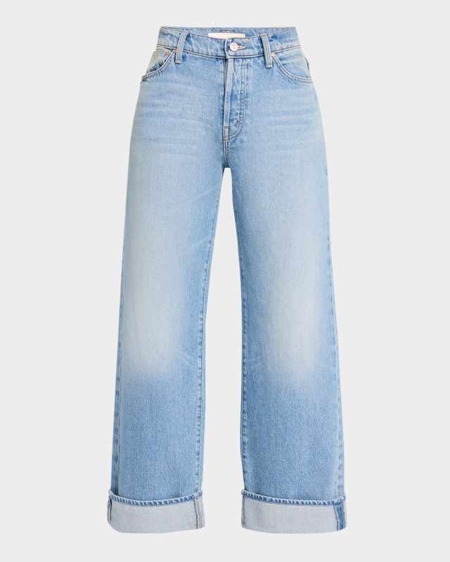 Lil' Dodger Button Hover Cuff Jeans